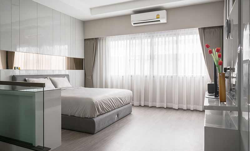 Rèm vải phỏng ngủ 2 lớp